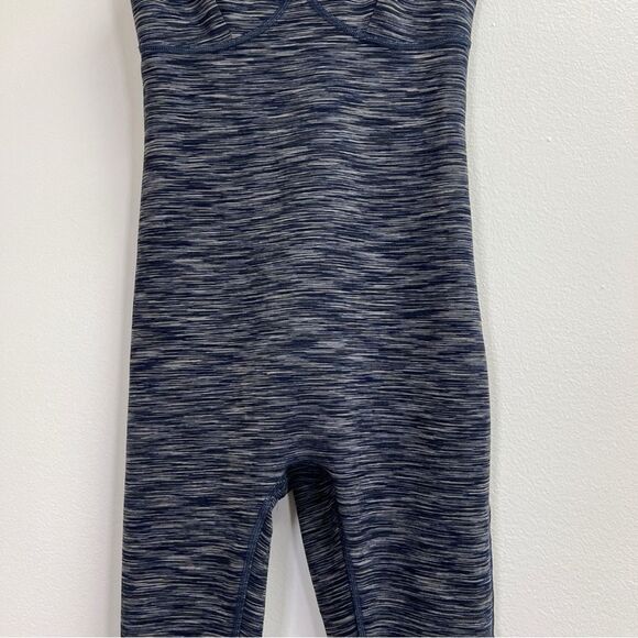 Outdoor Voices Blue Grey Freeform Unitard Jumpsuit, size XS. Tank Workout Onesie - Picture 7 of 12